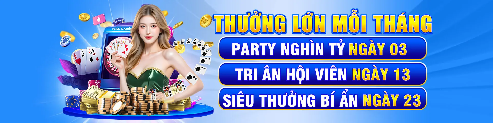 Hình ảnh hero sống động với các biểu tượng game nổ hũ, đồng xu, số 7 may mắn và logo HB88 Ink